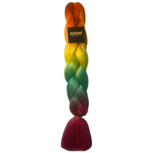 Load image into Gallery viewer, Starburst M2# - 24&quot; Four Tone Colour Braiding Hair
