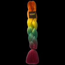 Load image into Gallery viewer, Starburst M2# - 24&quot; Four Tone Colour Braiding Hair
