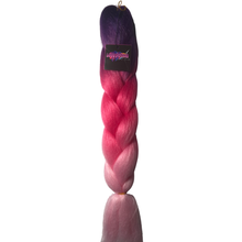 Load image into Gallery viewer, Love Potion VP1# - 24&quot; Three Tone Colour Braiding Hair
