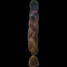 Load image into Gallery viewer, Chocolate Delight B6# - 24&quot; Three Tone Colour Braiding Hair
